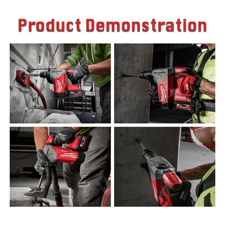 MILWAUKEE M18 FHPX FUEL 32mm SDS Plus Rotary Hammer M18FHPX Heavy Duty ...