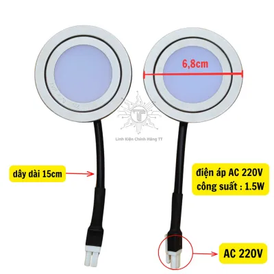 Đèn Led hút mùi AC 220V thay thế được cho nhiều hãng nhiều model hút mùi khác nhau. Bảo hành 6 tháng
