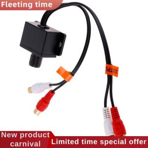 Fleeting time Car Home Audio Amplifier Bass RCA Gain Level Volume Control Knob