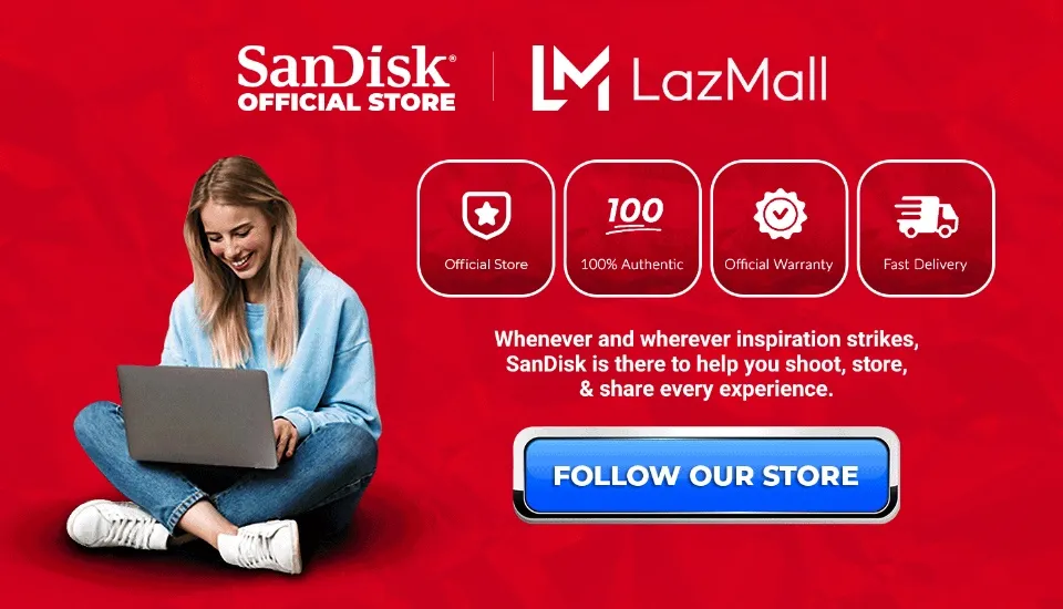 SanDisk Ultra USB Flash Drive 64GB RED Fast Data Transfer