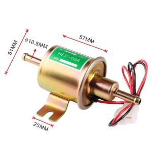 (Bangkok มีสินค้าในสต๊อก) 12V Electric Fuel Pump แก๊สปั๊มเชื้อเพลิงดีเซล Inline แรงดันต่ำปั๊มเชื้อเพลิงไฟฟ้า