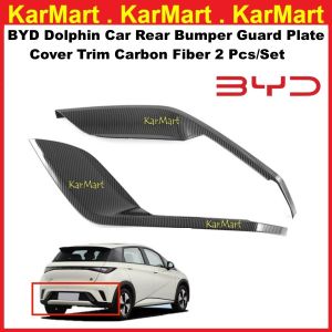BYD Dolphin Car Accessories Carbon Look Rear Fog Light Trim Exterior Car Accessories Garnish Cover sporty New 2pcs/set