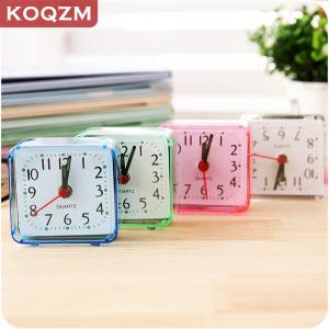 [COD] KOQZM KITCHEN Cute Student Alarm Clock Analog Alarm Clock Square Bedside Compact Clock Desktop Decor Clock Student Bedroom Electronic Alarm Clock