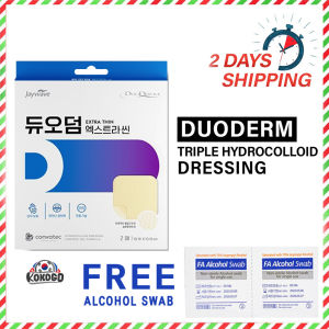 DuoDerm Extra Thin 2psc wound Dressing hydrocolloid (10.16cm x 10.16cm)