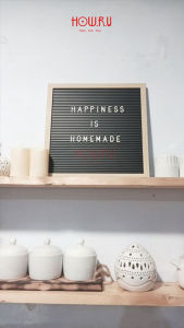HOW.R.U | Papan Nama Bayi Mini & Huruf Emas