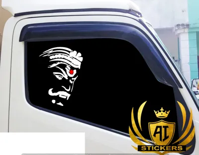 KARUPPAR LORRY SIDE WINDOW STICKER HIGH QUALITY