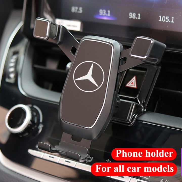 Dedicated For Mercedes Benz Car Metal Gravity Mobile Phone Holder Suitable  for Mercedes-Benz W210/W124 /W203/W204