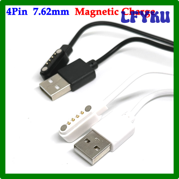 LFYKU 100Pc 4pin 7.62mm Strong Magnetic Charging Cable 4P USB Charging ...