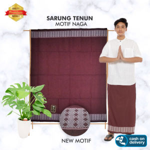 Sarung Dewasa Motif Tenun Sisik Naga