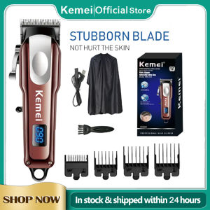 Kemei KM-232 Set Razor For Haircut Original Professional Clipper Barber Shop Use Hair Clippers Battery Machine Hair Trimmer With LED Display
