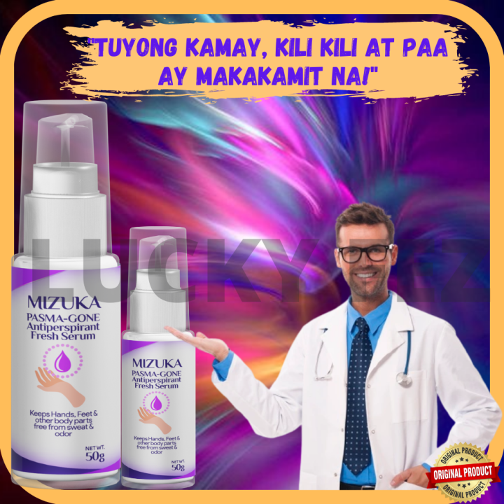 NEW MIZUKA PASMA GONE Antiperspirant fresh serumAnti Pasma Anti Sweat