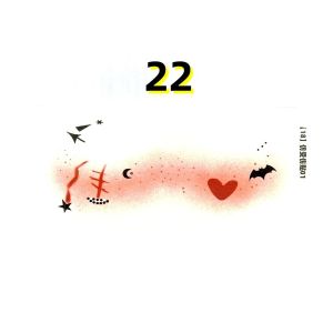{SG Local} Halloween Scars Makeup Face Tattoo Sticker 24 Design To Choose