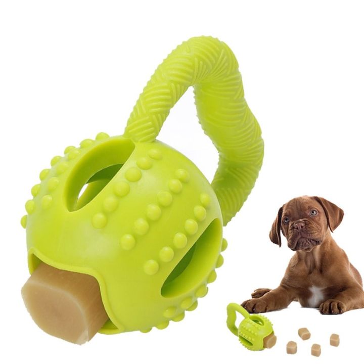 CUTE ELVES Interactive Dog Chew Toys Green Bite Resistant Dog Chase ...