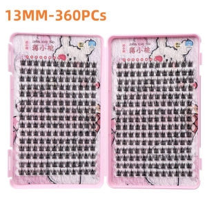 360PCs/Set False Eyelashes Lashes Reusable Individual C Curl 30 Rows Large Capacity Makeup