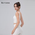 Reytorrm Sport Bra Push Up BH Pakaian Olahraga Kekuatan Tinggi Shockproof Fitness Vest Running Yoga Bra（WX015). 