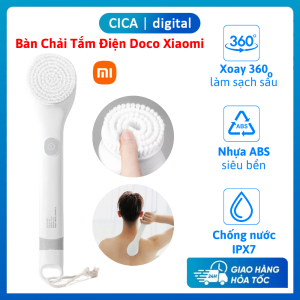 Bàn Chải Tắm Điện Doco Xiaomi tặng kèm thêm 1 đầu bàn chải 2 Tốc Độ Hiệu Quả Vệ Sinh Bụi Bẩn Bàn Chải Chà Lưng