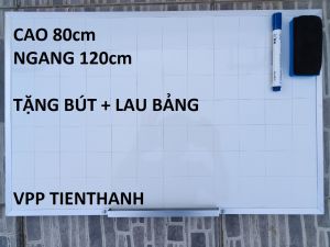 Bảng mica viết bút lông kích thước 80x120cm tặng kèm bút lau bảng