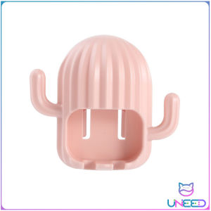 Need. Creative Cactus Wall-Mounted Toothbrush Holder Free Punching Bathroom