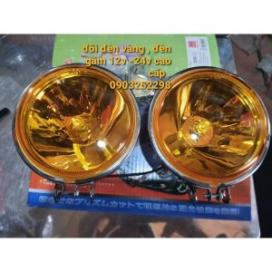 Đôi đèn trợ sáng _đèn lùi  đèn gầm sáng 12v -24v ô tô  máy công trình  xe máy(01 đôi) thay được bóng. đèn tròn inox loại đẹp. có clip