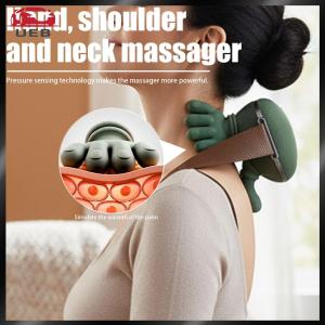 [UEB AUTO]Rechargeable Bionic Heated Massager Simulated Human Hand Design Electric Neck Massager for Ache Relief and Muscle Relax