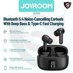 JOYROOM FN3 Wireless Earbuds | ANC ENC Noise Cancelling TWS | Bluetooth 5.3 Headset for iPhone Samsung Huawei