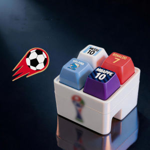 clu 2026 4in1 Mbappe Haaland Messi Cristiano Ronaldo SIU Voice button voice relieve toy jersey keychain ulc