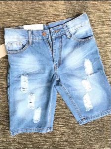 Celana Jeans Pendek Sobek Pria Celana Pendek Denim Ukuran Size 27 28 29 30 31 32