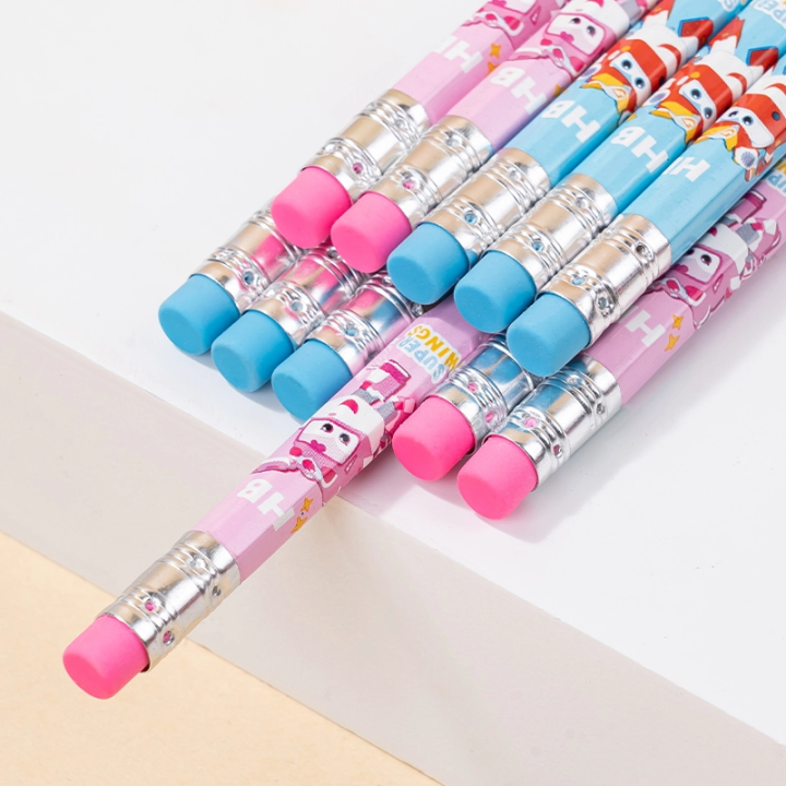 Deli | Pensil Kayu (Graphite Pencil) Super Wings Edition | 2B | EC055 ...