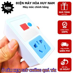 Ổ cắm hẹn giờ điện tử thông minh 24h cài đặt nhiều mốc giờ chính xác thiết bị ngắt nguồn tự động tiện nghi an toàn tiết kiệm điện