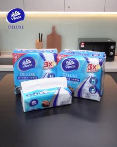 READY STOCK MALAYSIA Vinda Deluxe Softpack Kitchen Towel (6X80S)