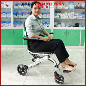 NEW 2026 - Xe lăn du lịch xách tay Lucass X-69 tải trọng 100kg - Xe đẩy gấp gọn siêu nhẹ tiện bỏ cốp xe - Phiên bản mới nhất 2025