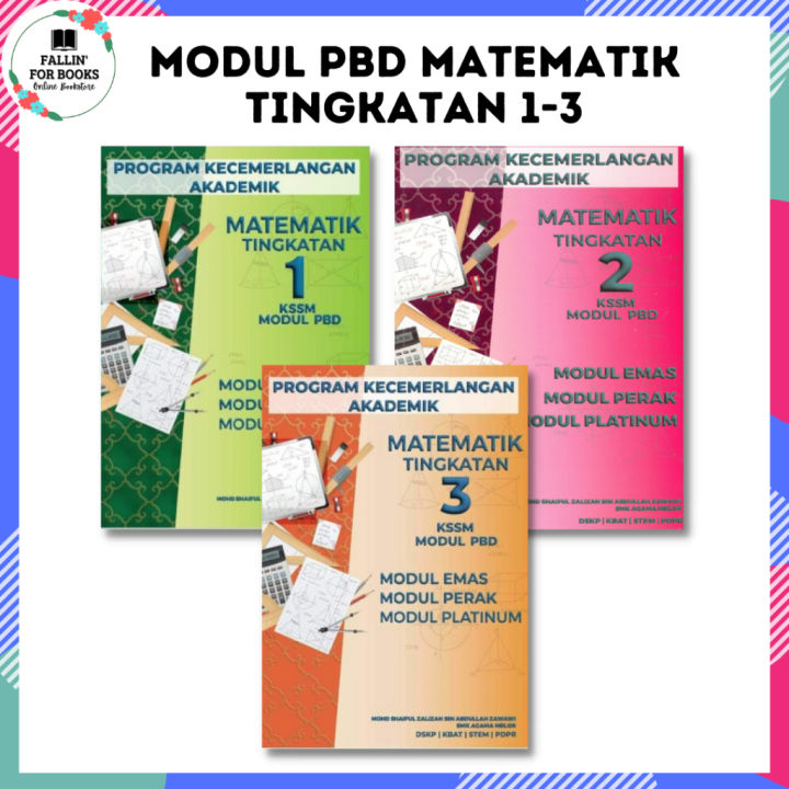 MODUL PBD MATEMATIK TINGKATAN 1-3 KSSM PRESTASI PUBLICATION (Program ...