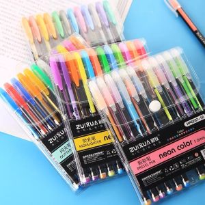 ZUIXUA 12pc 12in1 color pen glittermetalpastelhighlighter