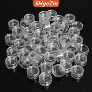 [COD] SHgeZm 50 lọ kem trong suốt bình đựng mỹ phẩm mini bình đựng trong suốt cho móng tay
