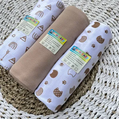 3 PCS Pernel Bayi Series Coklat Kualitas Premium Ukuran 90x110cm Asyam baby