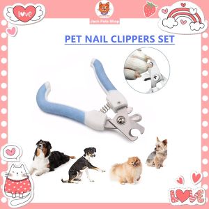Stainless Steel Pet Nail Clippers Cat And Dog Nail Clippers With Nail File Set