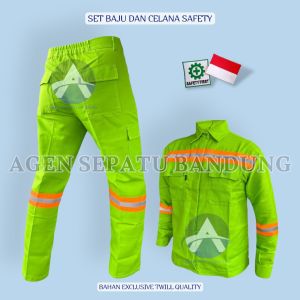 KEMEJA SAFETY PANJANG SCOTCHLITE ORANGE KEMEJA PROYEK KEMEJA SAFETY K3 KEMEJA TAMBANG MINYAK PANJANG SETELAN9