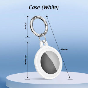 Smart tag Waterproof Protective Case with Smart tag Keychain GPS Tracker Anti-Loss Device Accessories Suitable for Pet Tracking Bags Keys Luggage -3 colors