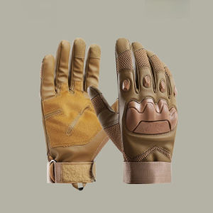 Fireproof gloves Mens camouflage gloves Windproof and wear-resistant fighting gloves Outdoor riding motorcycle gloves