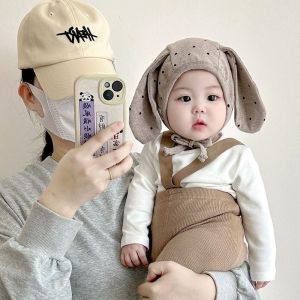 【Dimama】หมวกเด็กหูกระต่าย หมวกเด็ก ผ้าฝ้ายใส่สบาย รูปร่างน่ารัก เหมาะสำหรับ 2-12 เดือน