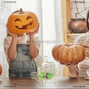 [COD] tunyunguoji Hộp Kẹo vàng trang trí hình bí ngô Sáng tạo quà Tặng Giỏ bí ngô