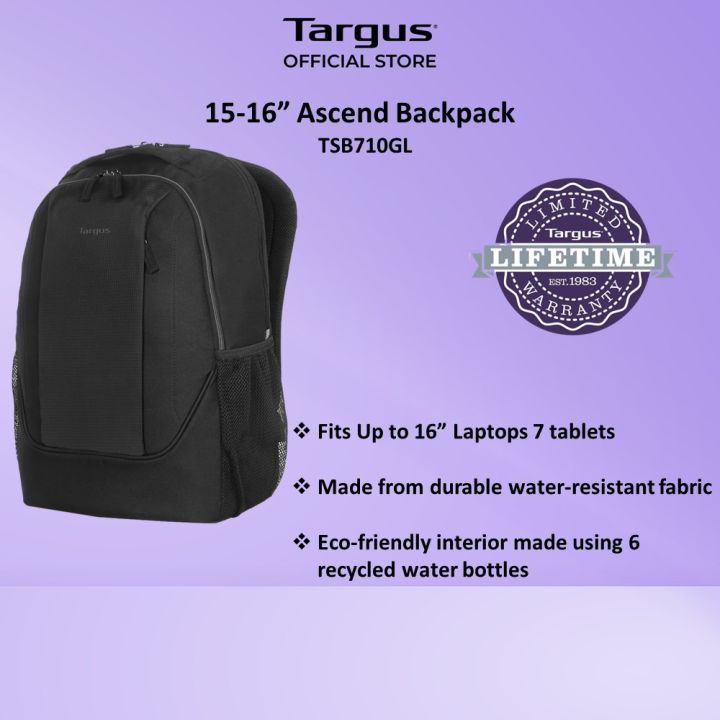 laptop bags targus ascend backpack