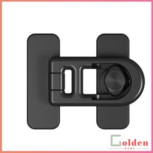 Golden 1 ชิ้น ที่ล็อคประตูตู้เย็น อุปกรณ์ล็อคประตู ติดกาวไม่ต้องเจาะ ป้องกันการหนีบ Refrigerator lock