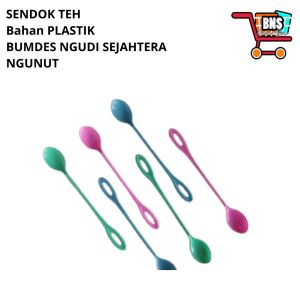 SENDOK TEH PLASTIK 12 PCS