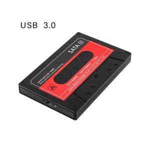 2.5 inch HD Hard Drive Case External Hard Drive Enclosure USB 3.0 SATA 5Gbps HDD & SSD Tape Enclosure for PC Notebook