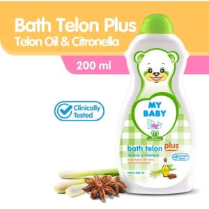 My Baby Bath With Telon Plus 200 ML | sabun mandi cair anak wangi minyak telon