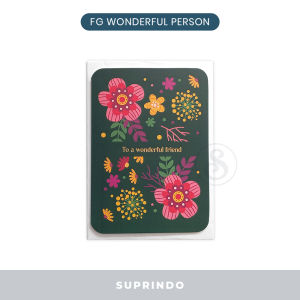 FLORAL GREETING CARD (10 X 14 CM)
