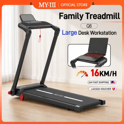 Work&Walk Foldable Treadmill Adjustable Desk Electric Walking Pad Exercise Equipment Heavy Duty