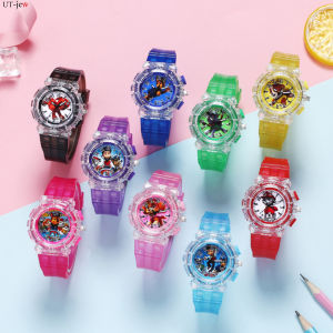 Puppy Paw Patrol Kids Watch Childrens Luminous Toys Watch LED Electronic Watch Cartoon Pattern Dial Quartz Watch For Kids Boys Girls Jam Tangan Lelaki 儿童手表