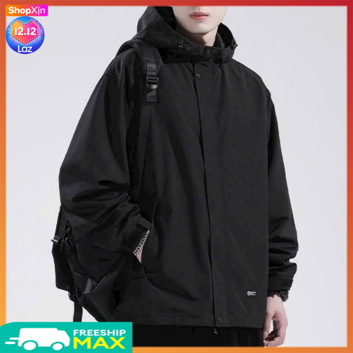 Áo khoác nam nữ unisex trơn thiết kế độc đáo, Áo khoác dù trơn phối ...